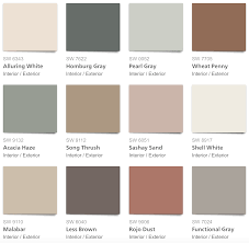 Sherwin Williams 2018 Sincerity Palette Trending Paint Colors Best Interior Paint Trending Decor