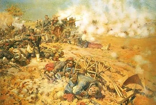 2 septembrie 1870 sfârșitul bătăliei de la Sedan Batalia de la Sedan a avut loc la 1-2 septembrie 1870, fiind batalia decisiva cu care s-a sfarsit Razboiul franco-prusac (1870 - 1871). Batalia,
