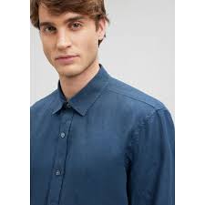 Lacivert Keten Gömlek 021190-81802 Fiyatı