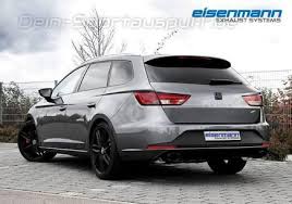 Check spelling or type a new query. Eisenmann Edelstahl Duplex Sportauspuff Komplettanlage Ab Kat Seat Leon 5f Cupra St 2 0l Tsi Je 120x77mm Oval Eingerollt Abgeschragt In Schwarz Gunstig Online Kaufen Dein Sportauspuff De