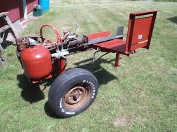 Homemade Hydraulic Log Splitter Ehow Com Log Splitter Hydraulic Log Splitter Wood Splitter