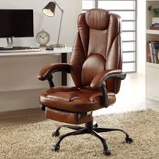 Sofa De Couro Moderno Big Alto Executivo Cadeira De Escritorio Com Rodas Apoio Para Os Pes Cheap Office Chairs Reclining Office Chair Executive Office Chairs