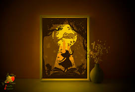 Download Alice In Wonderland Light Box Template Graphic By Sweetiegraphics Creative Fabrica PSD Mockup Templates