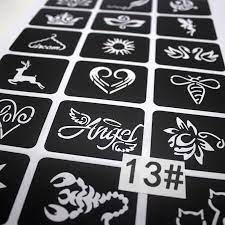 446 Adet Grup Icin Vucut Sanati Kullanimlik Sticker Stencils Kitap Dovme Boyama Sablon Airbrush Glitter Korsan Dovme Stencil Set Playing Cards Cards