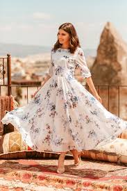 Larisa Costea Larisa In Turkey Turkey Turkish Fashion Blogger Travel Blogger Traveling Wanderlust Best De Flowy Dress Long Elegant Fashion Modest Dresses