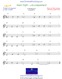 Silent Night For Trumpet Free Sheet Music