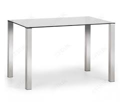 A traditional wooden table is beautiful too, but furniture of america quezon round glass top pedestal dining table, black. Julian Bowen Enzo Chrome And Glass Compact Dining Table Furnituredirectuk Net