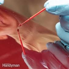 Simply shake the small container, uncap the top, and press the tip into the paint chip spot to release the paint. Car Paint Repair Touch Up Painting In 4 Quick Steps Diy Family Handyman