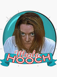 Marla Hooch" Sticker for Sale by IndecentDesigns