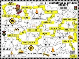 Multiplying And Dividing Integers Maze Adding And Subtracting Integers Subtracting Integers Integers