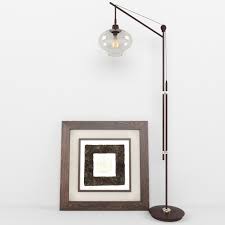 They're easy to move from one part of your space to the other when you want a quick style refresh; 3d Model Lamps Industrial Bronze Floor Turbosquid 1198926