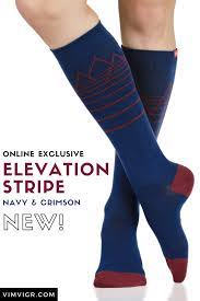 Elevation Stripe Compression Socks For Men Women Compression Socks Mens Compression Socks Fall Style Guide