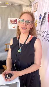 Here is Debra Adelson, a New Jersey-based jewelry maker who showed her work  at the 2024 Cherry Creek Arts Festival. We’re so lucky to work with such  talented humans!, #jewelrymaker #jewelryartist ...
