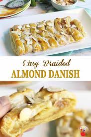 Easy Almond Danish Braid Recipe Almond Recipes Almond Paste Recipes Puff Pastry Recipes