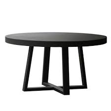 Made to last, an aluminium frame is designed to withstand. 1 6m Antwerp Round Elkstone Dining Table Black Black Abide Interiors