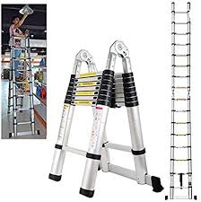 Make the most of all that space in your roof with an attic ladder. 5m Folding Telescopic Multi Purpose Ladder 8x2 Steps Climb Extension Herringbone 2 5 2 5m Home Loft Portable Light Weight Diy Attic Ladder Uk Stock Amazon Co Uk Diy Tools