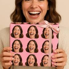 Personalised With ANY Face Wrapping Paper