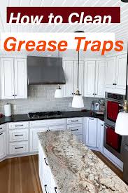 Have heavy grease and oil stains in the kitchen? How To Clean A Range Hood S Grease Trap Kitchen Island Countertop Range Hood White Kitchen Restaurant