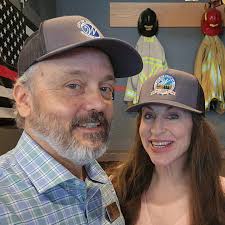 Hat twins at this morning's Murrieta/Wildomar Chamber of Commerce breakfast.