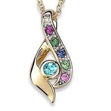 Mothers Necklace With Kids Birthstones 10 Personalized Necklaces Mom Will Love Mothers Necklace Teardrop Diamond Necklace Teardrop Diamond
