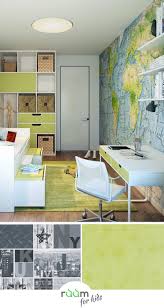 Die Ganze Welt Als Gestaltungselement In Einem Kinderzimmer In 2020 Kinder Zimmer Kleine Zimmer Einrichten Kinderzimmer