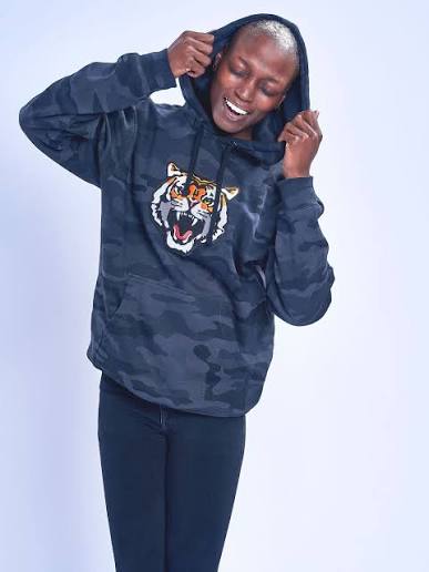 (SPECIAL EDITION) SAVAGE BEAST HEAVYWEIGHT HOODED PULLOVER; BLACK CAMO - XS