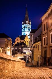 Sibiu By Night Romania Photo On Sunsurfer Sibiu Visit Romania Romania Travel