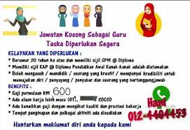 Pembantu tadika jobs now available. Facebook