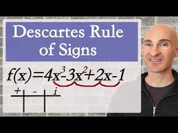 Descartes Rule Of Signs Youtube