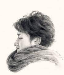 なつ on instagram マフラーに埋もれる智くん スケッチ 鉛筆画 人物画 ドローイング アナログ画 模写 嵐絵 嵐似顔絵 嵐イラスト pencilart pencilsketch picture drawing aras 嵐 イラスト 似顔絵 大野智 可愛い
