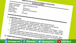 Maybe you would like to learn more about one of these? Rpp Bahasa Inggris Sd Kelas 5 Semester 1 K13 Edisi Terbaru Guru Maju