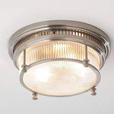 Fresnel Glass Industrial Flush Mount Ceiling Light In 2021 Ceiling Lights Flush Mount Ceiling Lights Ceiling Light Shades