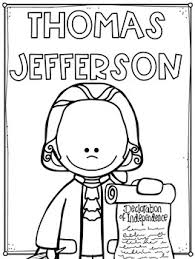 This simple thomas the train coloring pages would make your world much more fun. Thomas Jefferson Flip Book Plus Colored Poster Student Coloring Page