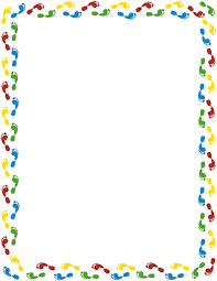 Footprint Border Clip Art Page Border And Vector Graphics Page Borders Clip Art Borders Borders And Frames