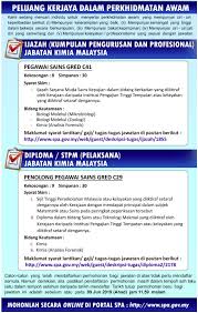 Kami adalah sebahagian daripada hidup anda. Jabatan Kimia Malaysia