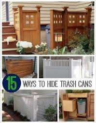 15 Best Looking Ways To Hide Trash Cans Homestead Survival Hide Trash Cans Outdoor Trash Cans Trash Can Storage Outdoor