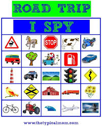 These summer scavenger hunt ideas are great for kids to do individually or for whole families to work on together. Road Trip I Spy Printable Game The Typical Mom
