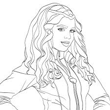 The evolution of mal from descendants 1 to 3 you. Descendants Coloring Pages Coloring Home