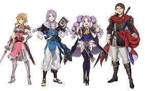 Nanna Arthur Tine And Oifey From Fe4 Fireemblem Fire Emblem Characters Fire Emblem Fire Emblem 4