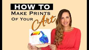 Create contemporary personalized home decor. How To Make Prints Of Your Art Youtube