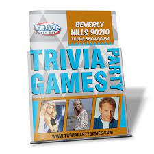 14 novembre 2021 16 h 00. Beverly Hills 90210 Trivia Party Game Etsy In 2021 Party Games Trivia Beverly Hills 90210