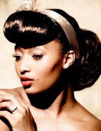 Pinup Chic Retro Hairstyles African American Hairstyles 50s Hairstyles