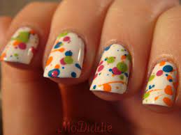 Pin By Ashley Bean On Nailed It Splatter Paint Nails Splatter Nails Painted Nail Art