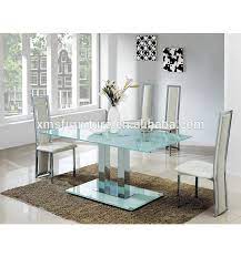 How to refinish your dining table for a more updated look.trying to remove an unwanted stain on a piece of furniture? Red Rectangular Dining Table With Glass Top Metal Legs Silver Finish With 2 4 6 Chairs Buy Rectangular Dining Table With Glass Rectangular Dining Table With Glass Rectangular Dining Table With Glass Product On Alibaba Com