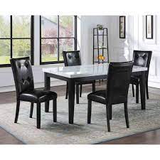 Sometimes furniture is the last thing you want to worry about. Rent To Own Steve Silver 5 Piece Sterling Faux Marble Dining Set At Aaron S Today