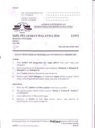 Contoh soalan kertas 3 bab 2 tingkatan 5. Contoh Soalan Spm Bahasa Inggeris Kertas 2 Resepi Book B