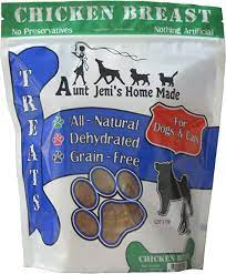 Amazon Com Aunt Jeni S Home Made Chicken Breast Pet Treats 8 Oz Pet Snack Treats Pet Supplies
