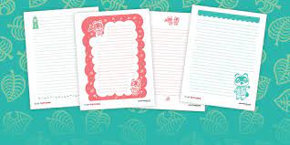 Maybe you would like to learn more about one of these? Printable Animal Crossing Stationery Play Nintendo