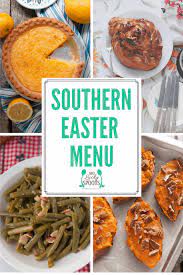 Make an edible centerpiece using jelly beans, egg shaped foil wrapped candies, peeps and other easter candies. Traditional Southern Easter Dinner Two Lucky Spoons