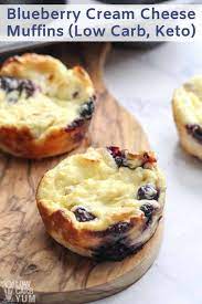 I just recently decided to redo it and share it again with you today. Blueberry Cream Cheese Muffins Keto Low Carb Yum